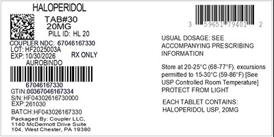 Label (59651 794 01 Haloperidol 20mg 67046 1673 30)